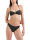 Bikini Set Strapless Top & Slip Bottom Black