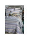 Down Town Home Сет Чаршафи с Ластик 160x200+35см. 863 Nomad Многоцветен 4бр