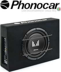 Phonocar Αυτοενισχυόμενο Subwoofer Αυτοκινήτου 600W RMS με Κούτα