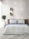 Nima Leklair Coverlet Queen Size Cotton Gray 220x240cm