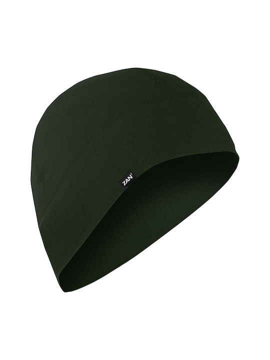 Zan Headgear Κάλυμμα Κεφαλιού Αναβάτη Μοτοσυκλέτας από Πολυεστέρα Πράσινο Χρώμα