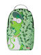 Sprayground DLXR School Bag Backpack Junior High-High School Green with Water Bottle Holder