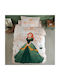 Pucioasa Conținut set Husă de pilotă pentru copii Single cu față de pernă Verde 160x220cm