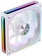 Jonsbo ZA-120WR Reverse Blade Case Fans 2400rpm with ARGB Lighting and 4-Pin PWM Connection White
