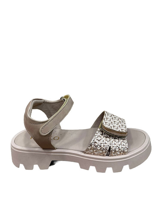 Ricco Mondo Kinder Sandalen Anatomisch Beige
