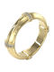 Guess Ring with Zircon made of Steel Gold Plated