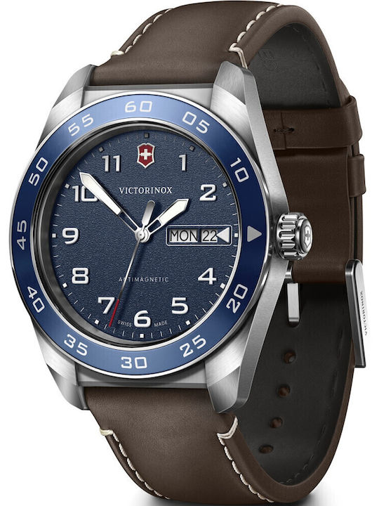 Victorinox Men's Watch 42mm Battery with Brown ...