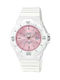 Casio Collection Women's Watch with White Rubber Strap