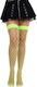 Leg Avenue Wide Fishnet Tights Neon Green