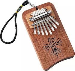 Mini Kalimba din Lemn 10,5cm