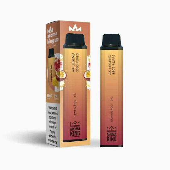 Aroma King Ηλεκτρονικό Τσιγάρο μιας Χρήσης 3500 Εισπνοών Aroma 20mg