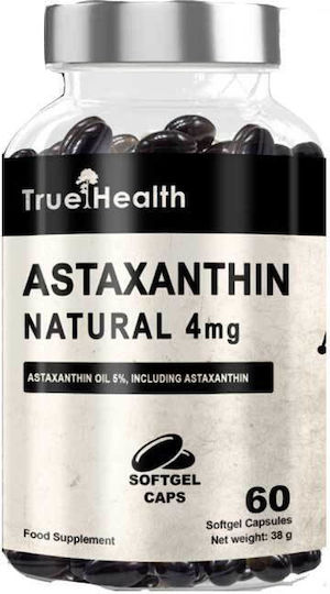 True Health Astaxanthin Natural 4mg 60 μαλακές κάψουλες Natural