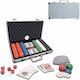 Set de Acțiune Unu 300 Fise de Poker Numerotate în Valiză 4 G