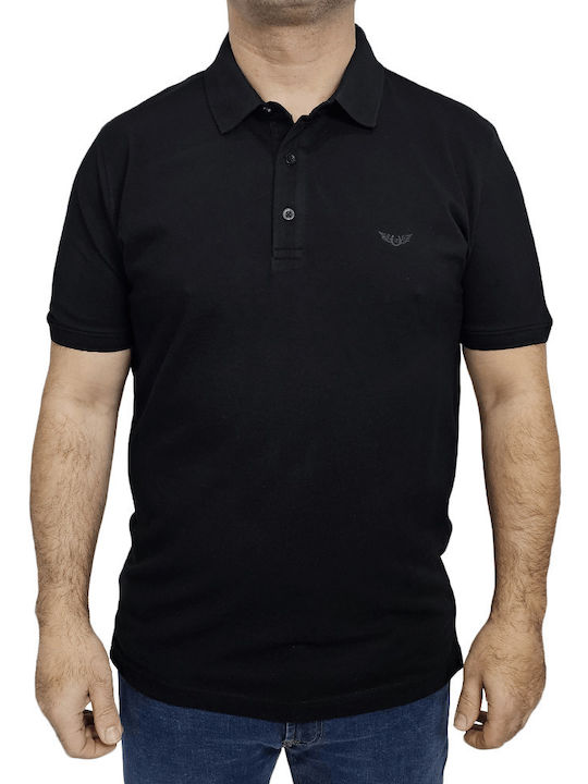 Side Effect Polo Bluse Black