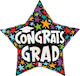 28" Μπαλόνι Αστέρι Αποφοίτησης Congrats Grad