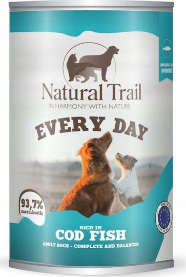 Natural Trail Υγρή Τροφή Σκύλων σε Κονσέρβα με Ψάρι χωρίς Σιτηρά 400gr