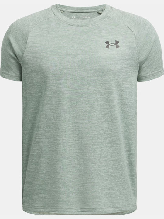 Under Armour Παιδικό T-shirt Πράσινο Tech 2.0 Ss