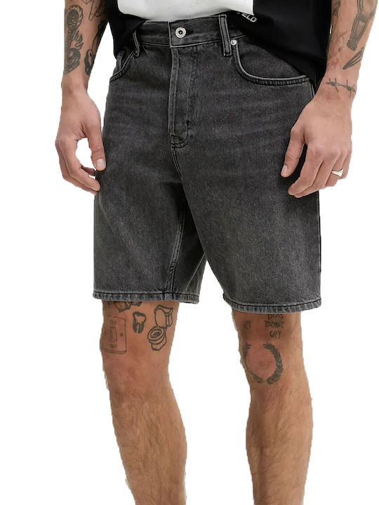 Ανδρική Βερμούδα Τζιν Washed Black