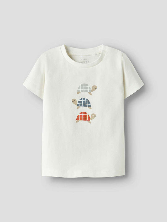 Kinder-T-Shirt Ecru Cloud Dancer