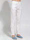 Women's Fabric Trousers Slim Fit Ecru
