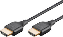 Goobay 75299 HDMI 2.1 HDMI Мъжки - HDMI Мъжки 2м Черен