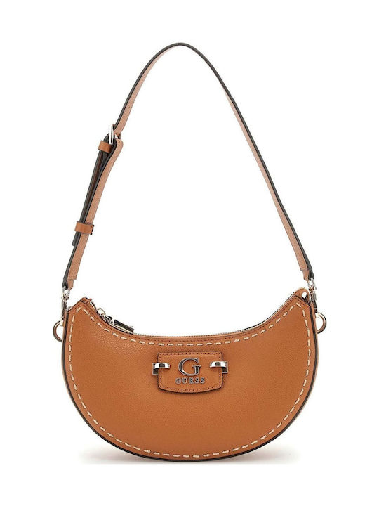 Guess Nastra Women's Bag Shoulder Tabac Brown