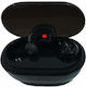 In-ear Bluetooth Handsfree Ακουστικά με Θήκη Φόρτισης Μαύρα