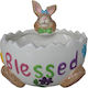 Oster-Keramikschale Farbe Hase 17cm