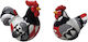 Oster-Salz- und Pfeffer-Set 2-tlg. Keramik Roter Hahn