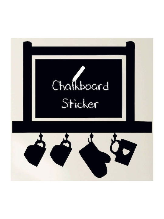 Chalkboard Wall Sticker 740elb1108 70x70cm Black Wallity
