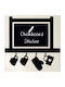 Chalkboard Wall Sticker 740elb1108 70x70cm Black Wallity