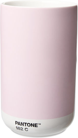 Pantone Vază Roz 8x8xÎnălțime 14cm