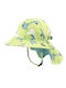 Zoocchini Kids' Hat Fabric Sunscreen Green