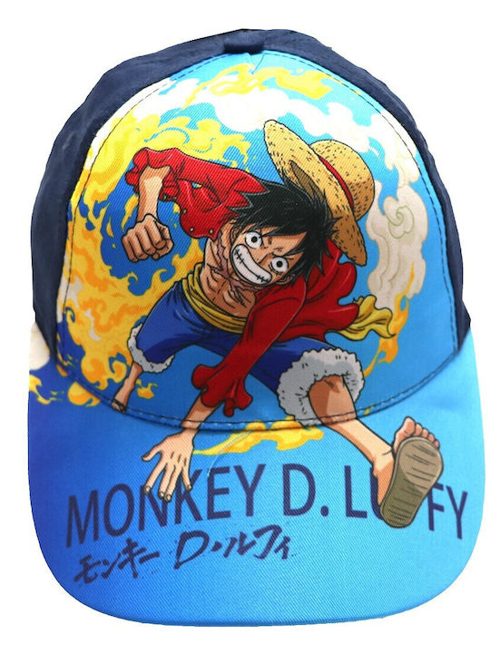 Toei Animation Παιδικό Καπέλο Jockey Υφασμάτινο Navy Μπλε