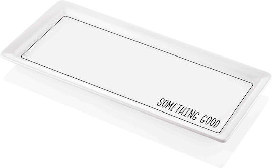 Hermia Serving Platter Rectangular White 35x16cm
