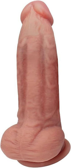 Smd Panas Realistischer Dildo Silikon Realistische Penis-Replik Hoden  Saugnapf 20cm Hautfarbe