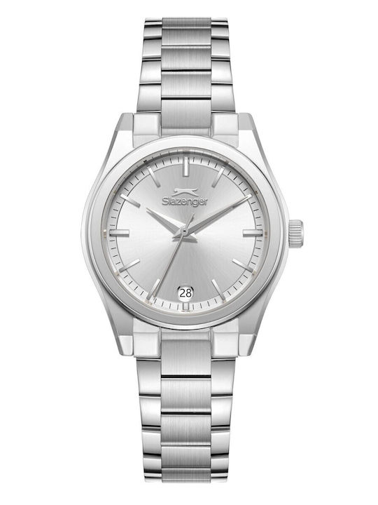 Slazenger Women's Watch with Silver Metal Bracelet
