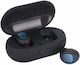 In ear Bluetooth хендсфри Слушалки с Устойчивост на Пот и Кутийка за Зареждане Черен