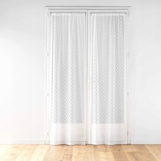 Douceur d'Intérieur Odila Pencil Pleat Curtain White 70x240cm