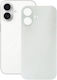 White Battery Cover for iPhone 16