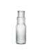Hermia Bottle Water Glass with Screw Cap White 1000ml