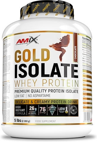 Gold Whey Protein Isolate Биологична Протеин Суроватъчен с Вкус Манго 2.3kg