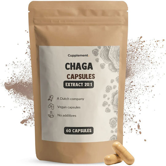 Cupplement Organic Chaga Extract 400mg 60 κάψουλες