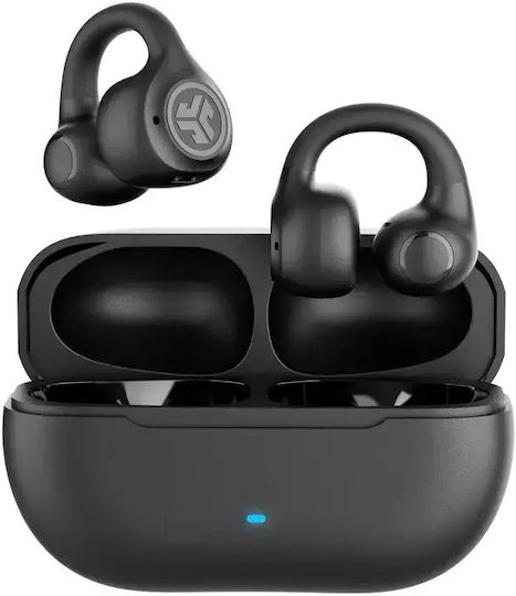Jlab Flex Open Ear Bluetooth Handsfree Earphones with Sweat Resistance and Charging Case Black