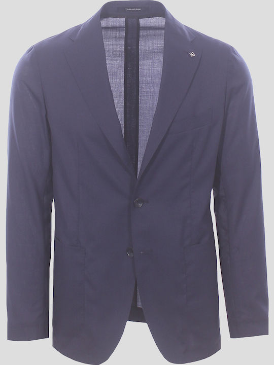 Tagliatore Men's Winter Suit Jacket Navy Blue