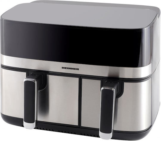 Heinner Air Fryer with Double Detachable Bucket 8.6lt Black HAF-H9DB17BKS