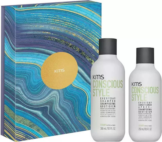 KMS Consciousstyle Duo Set Everyday Use Σετ Περιποίησης Μαλλιών Ενυδάτωσης με Σαμπουάν & Conditioner 2τμχ