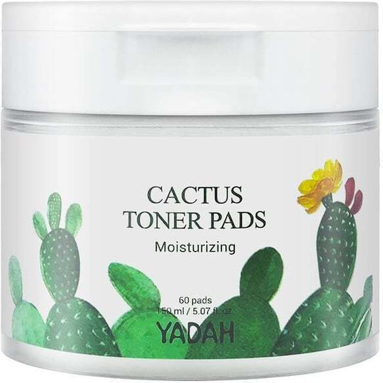 Yadah Cactus Pads Τόνωσης Προσώπου 60τμχ