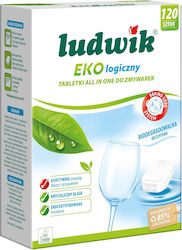 Ludwik All In One Eco 120 Κάψουλες Πλυντηρίου Πιάτων Οικολογικές