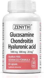 Zenyth Glucosamina Condroitină Acid Hialuronic 40mg 60 Capsule Zenyth Glucosamina Condroitină Acid Hialuronic 40mg 60 Capsule